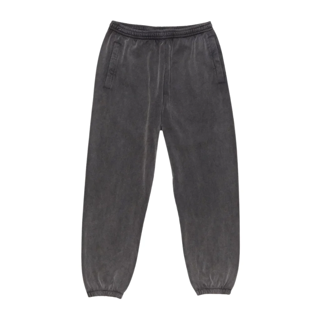 Acne Studios Washed Fleece Sweatpants Faded Black Acne Studios Washed Fleece Sweatpants Faded Black